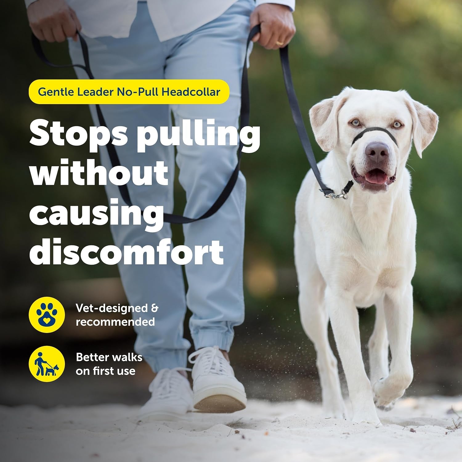Say goodbye to pulling! 🐾 Discover the Gentle Leader No-Pull Headcollar – lightweight, breathable, and designed for comfort. Perfect for easy walks with your furry friend! 🐶✨