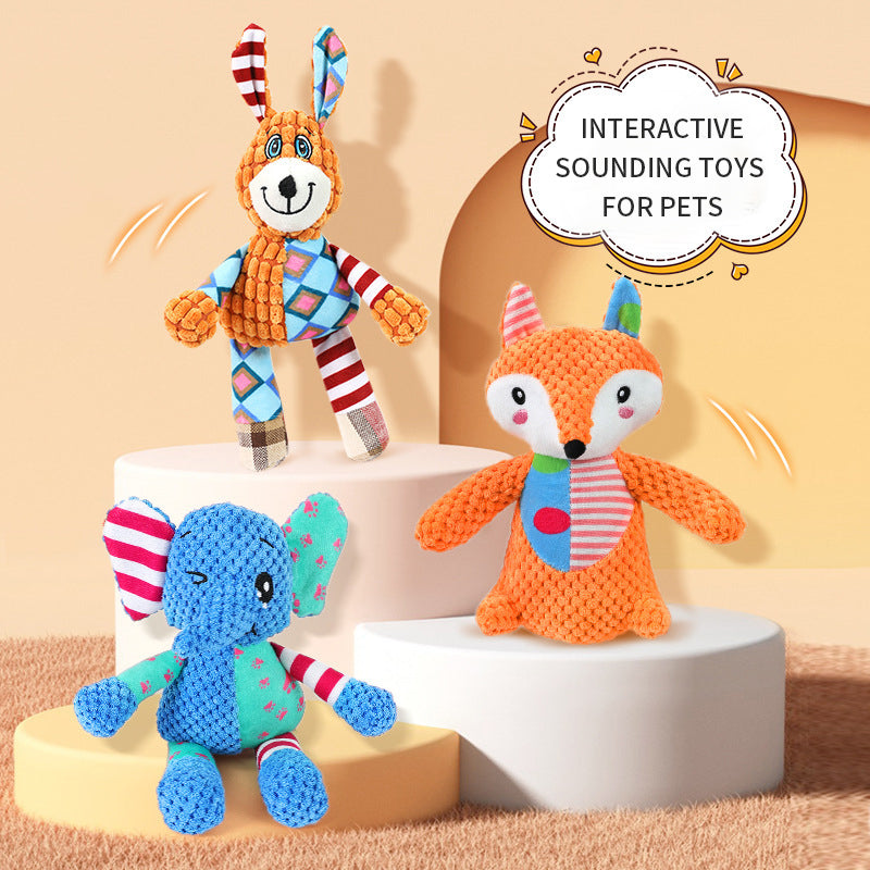 Interactive Dog Toys for Aggressive Chewers Dog Squeaky Toys Pet Grinding Teeth Plush Toy, Chewing Toy for Dog Interactive Supply Dog Toys Dog Toys for Aggressive Chewers