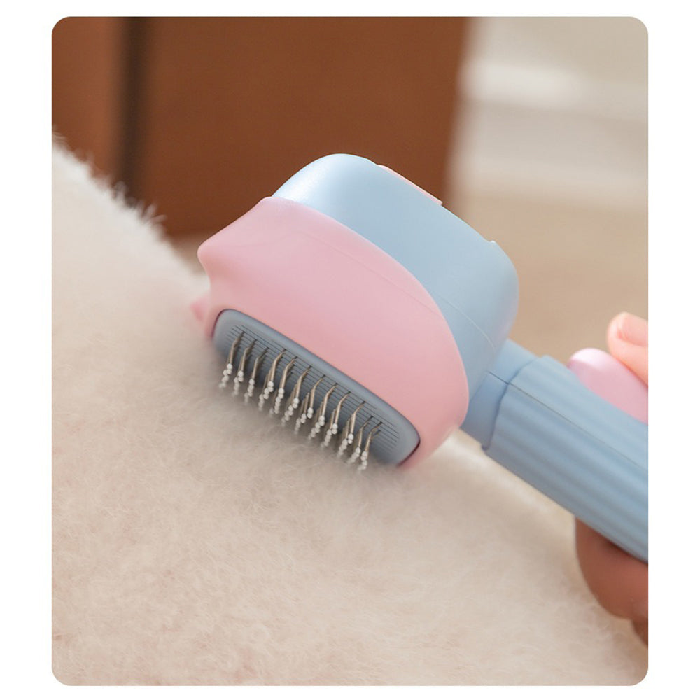 Ultimate Pet Grooming Brush - De-Shedding Tool for Large Dogs & Cats, Reduces Shedding for All Hair Types!
