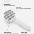 Pet Self Cleaning Cat Brushes, Cat Grooming Brush for Dogs Cats for Long Haired & Short Hair Gently to Remove Loose Undercoat, Mats Tangled