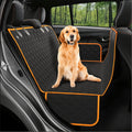 Dog Car Seat Cover View Mesh Pet Carrier Hammock Safety Protector Car Rear Back Seat Mat with Zipper and Pocket for Travel