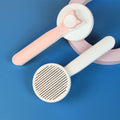 Pet Self Cleaning Cat Brushes, Cat Grooming Brush for Dogs Cats for Long Haired & Short Hair Gently to Remove Loose Undercoat, Mats Tangled