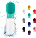 Portable Dog Water Bottle, 12 OZ, Leak Proof Puppy Water Dispenser with Drinking Feeder for Pets Outdoor Walking, Hiking, Travel, Food Grade Plastic