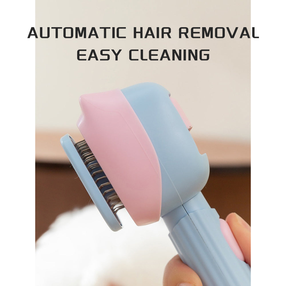 Ultimate Pet Grooming Brush - De-Shedding Tool for Large Dogs & Cats, Reduces Shedding for All Hair Types!